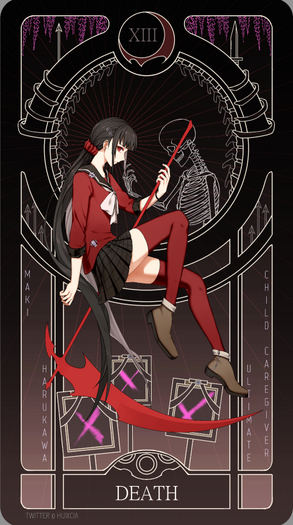 DRV3 Maki tarot